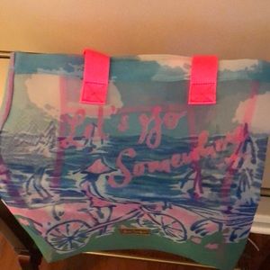 Lilly Pulitzer Printed Mesh Tote bag
